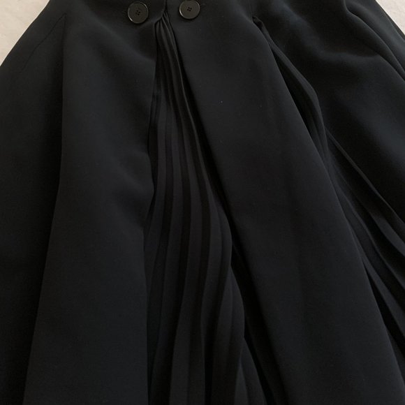 Dior dark navy mini pleated silk skirt FR 36 2 4 - Picture 11 of 12